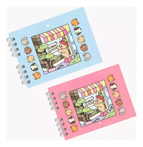 Kit 2x Livros  (Rosa e Azul) Boobie Goods Capa Dura